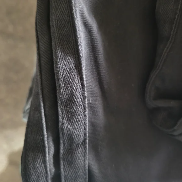 NWOT Gap Girlfriend Twill Stipe Chinos - Gray - Size 6 - Picture 4 of 4